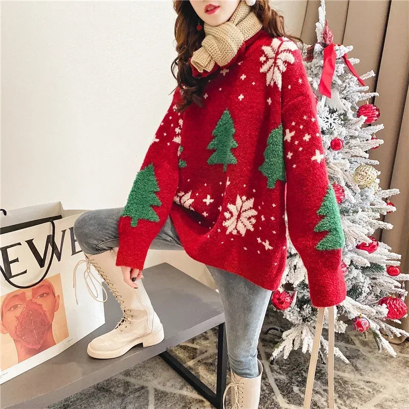Women's Oversized Christmas Sweater