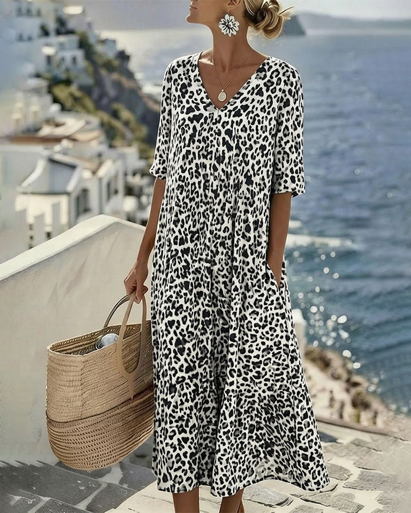 Xanthe | Casual Midi Dress