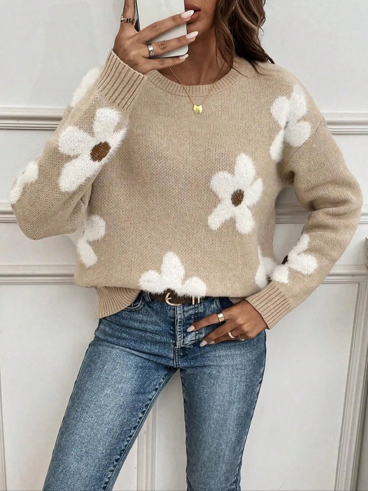 Women's Round Neck Knit Sweater