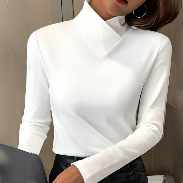 Cosy Tailored Turtleneck Pullover Sweater
