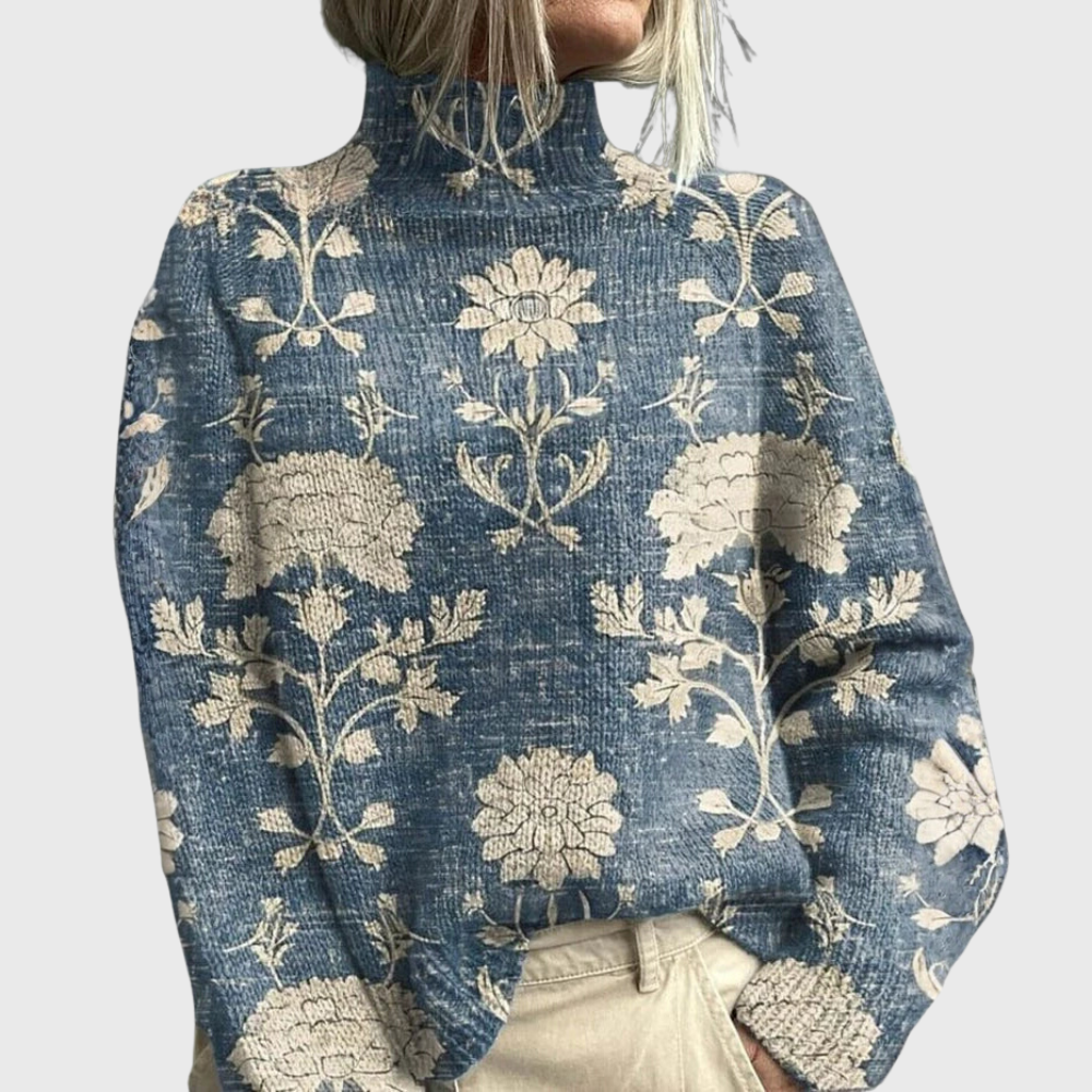 Warm Cosy Turtleneck Knit Sweater for Women