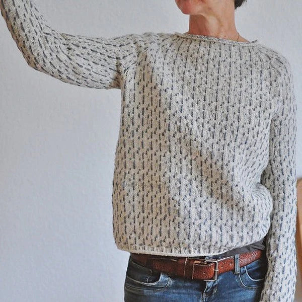Chic Refined Knit Pullover Sweater for Women