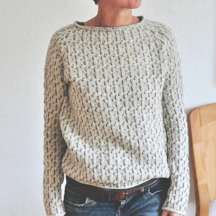 Chic Refined Knit Pullover Sweater for Women