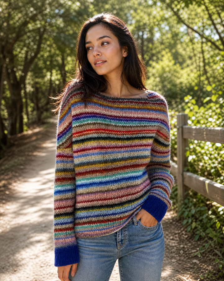 Women's Retro Knitted Sweater