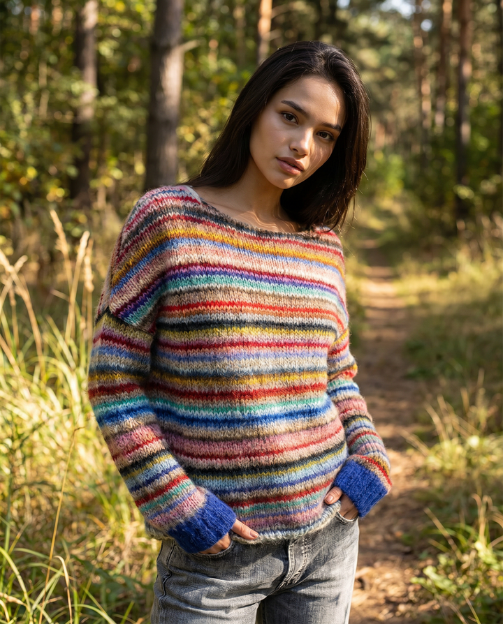 Women's Retro Knitted Sweater