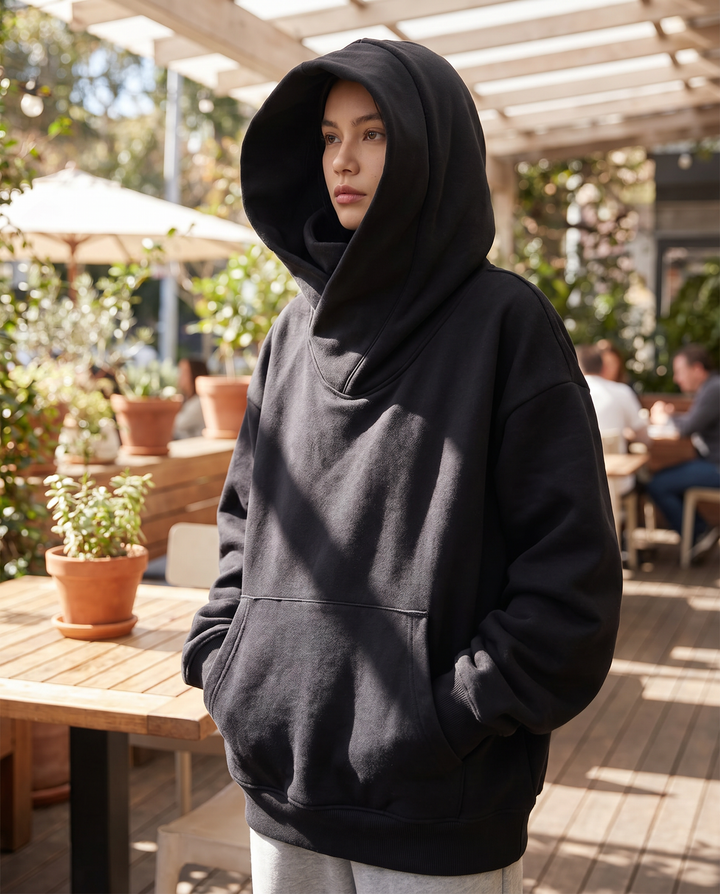 Oversized Women's turtleneck sweatshirt