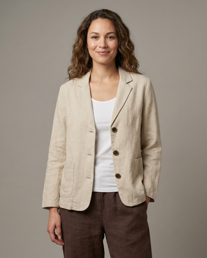 Korean Style Blazer Jacket – Lightweight Loose Fit for Spring & Autumn