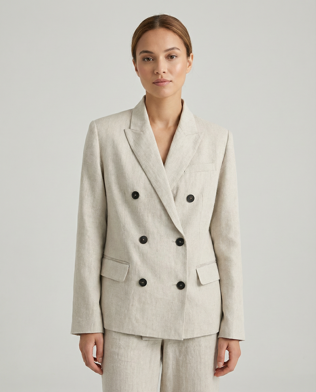 Linen Blazer Jacket – Chic Breathable Summer Outerwear