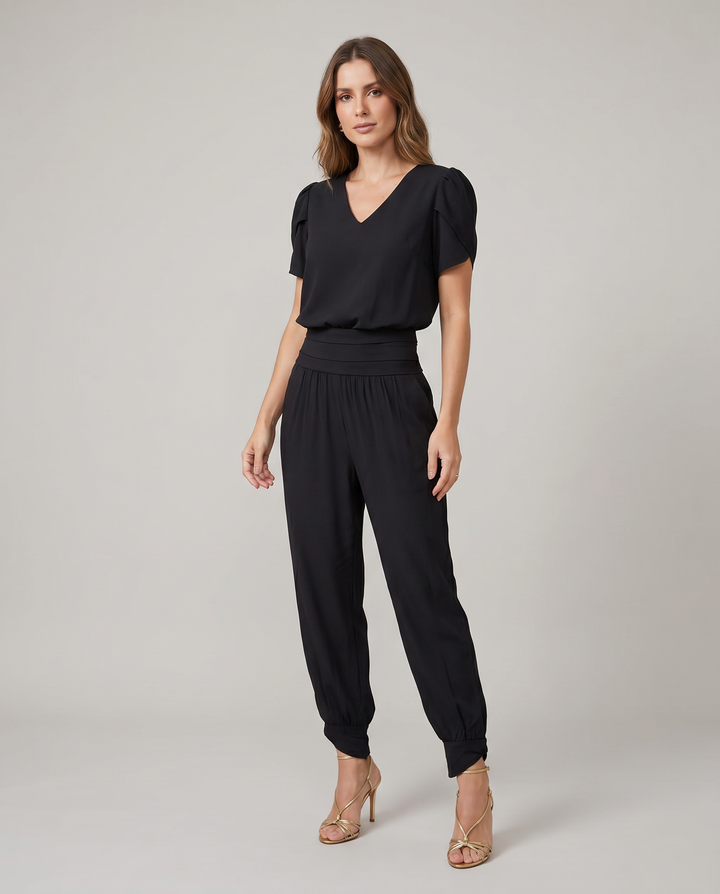 Women's Trendy Two-Piece Top and Trouser Coordinated Set