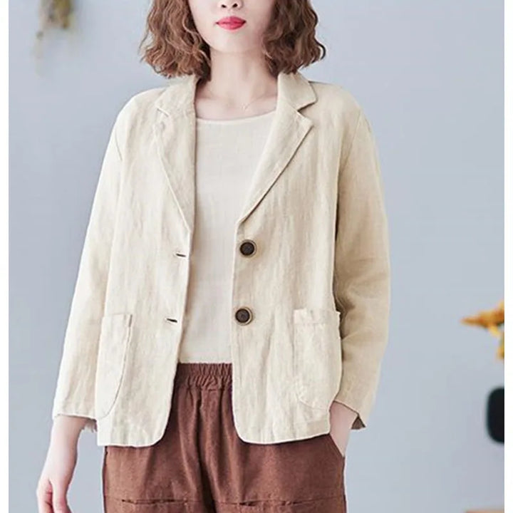 Korean Style Blazer Jacket – Lightweight Loose Fit for Spring & Autumn