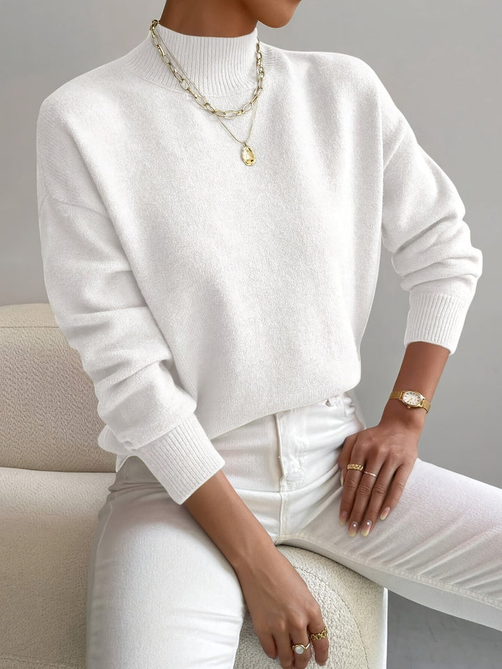 Elegant Cosy Turtleneck Knit Sweater Ladies