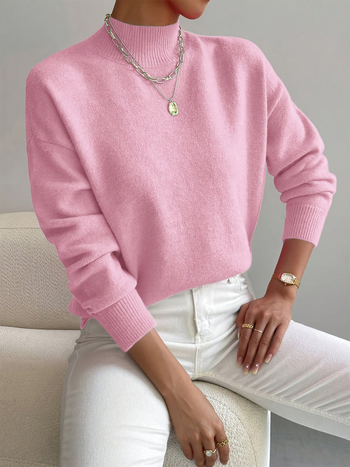 Elegant Cosy Turtleneck Knit Sweater Ladies