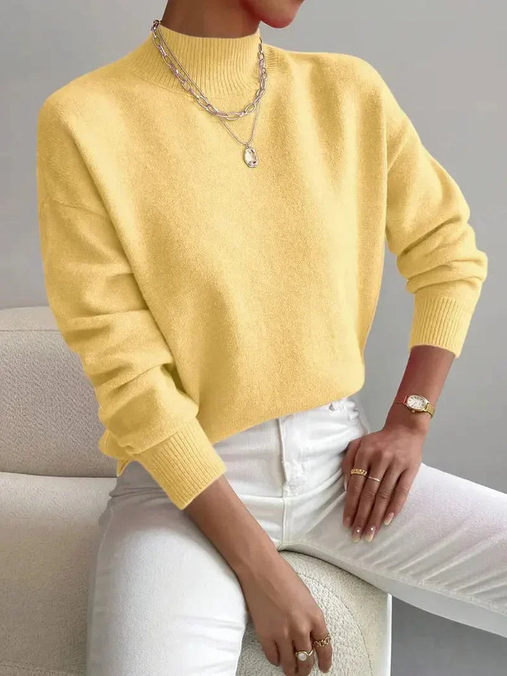 Elegant Cosy Turtleneck Knit Sweater Ladies