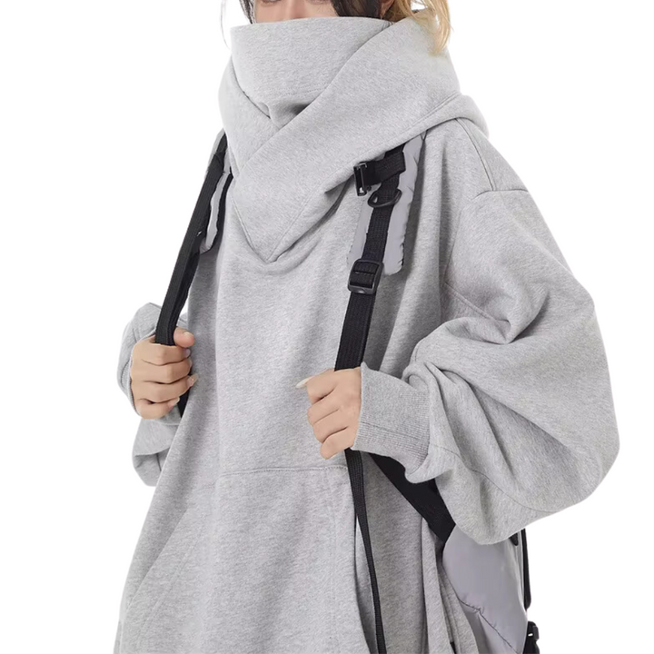 Oversized Women's turtleneck sweatshirt