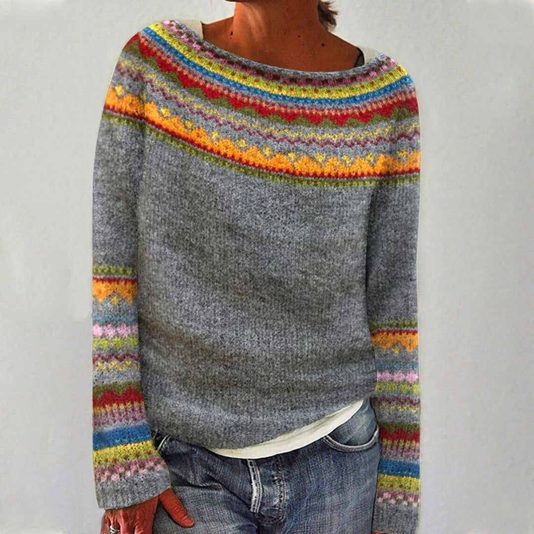 Women's Retro Knitted Sweater