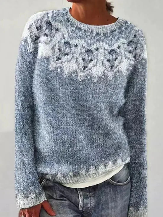 Women's Retro Knitted Sweater