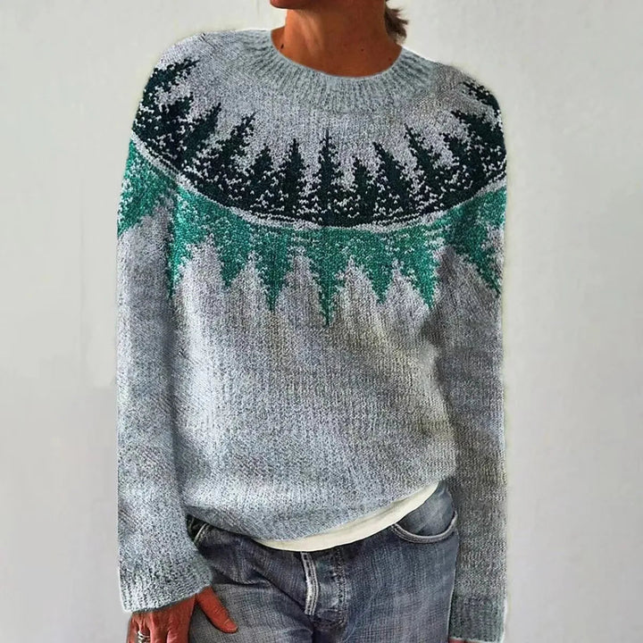 Women's Retro Knitted Sweater