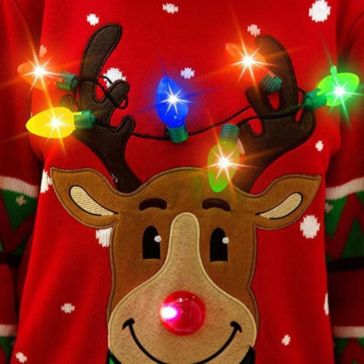 Women's LED Light Up Holiday Sweater Christmas