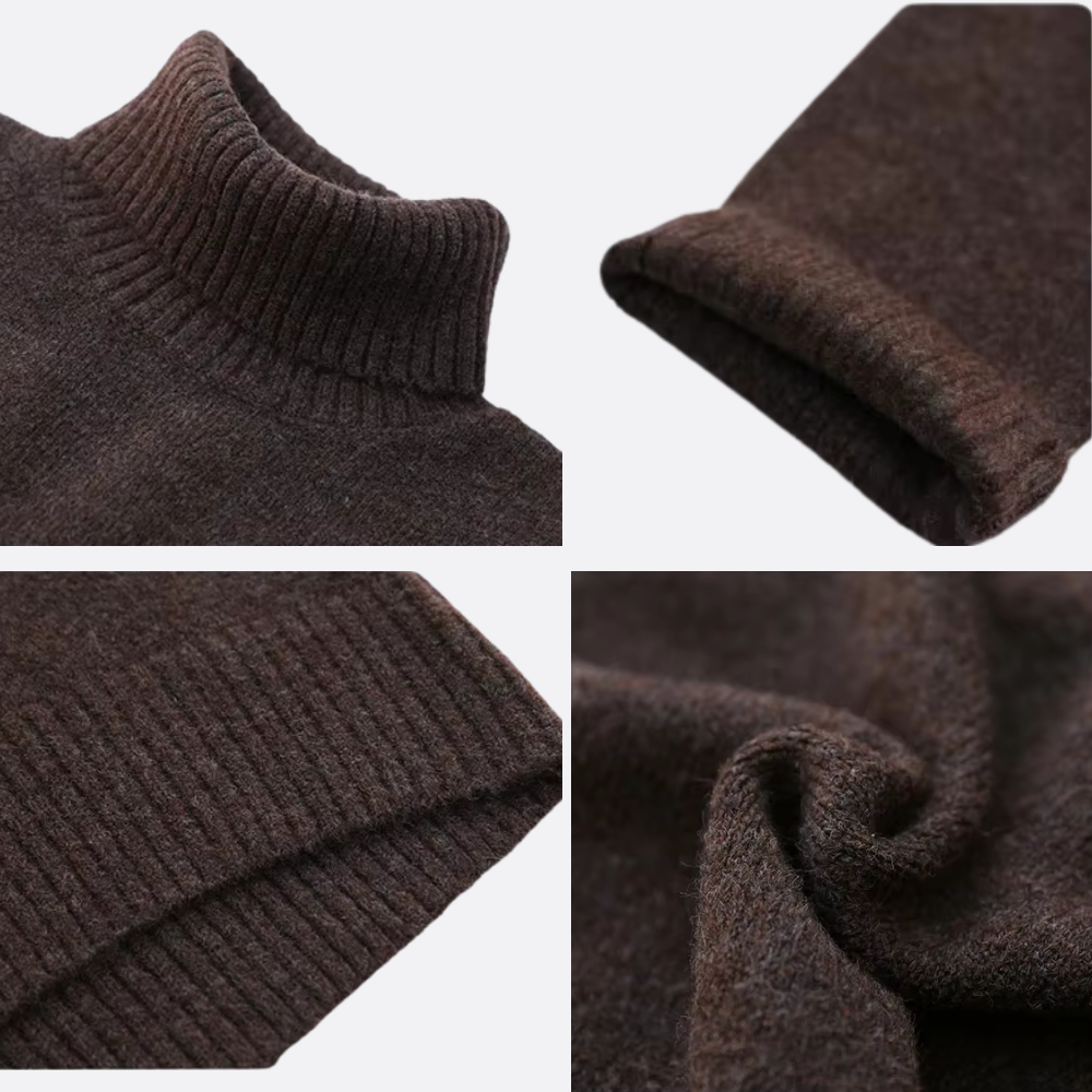 Women's Warm oversized turtleneck sweater