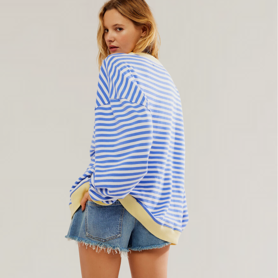 Women's Striped Oversized Sweater