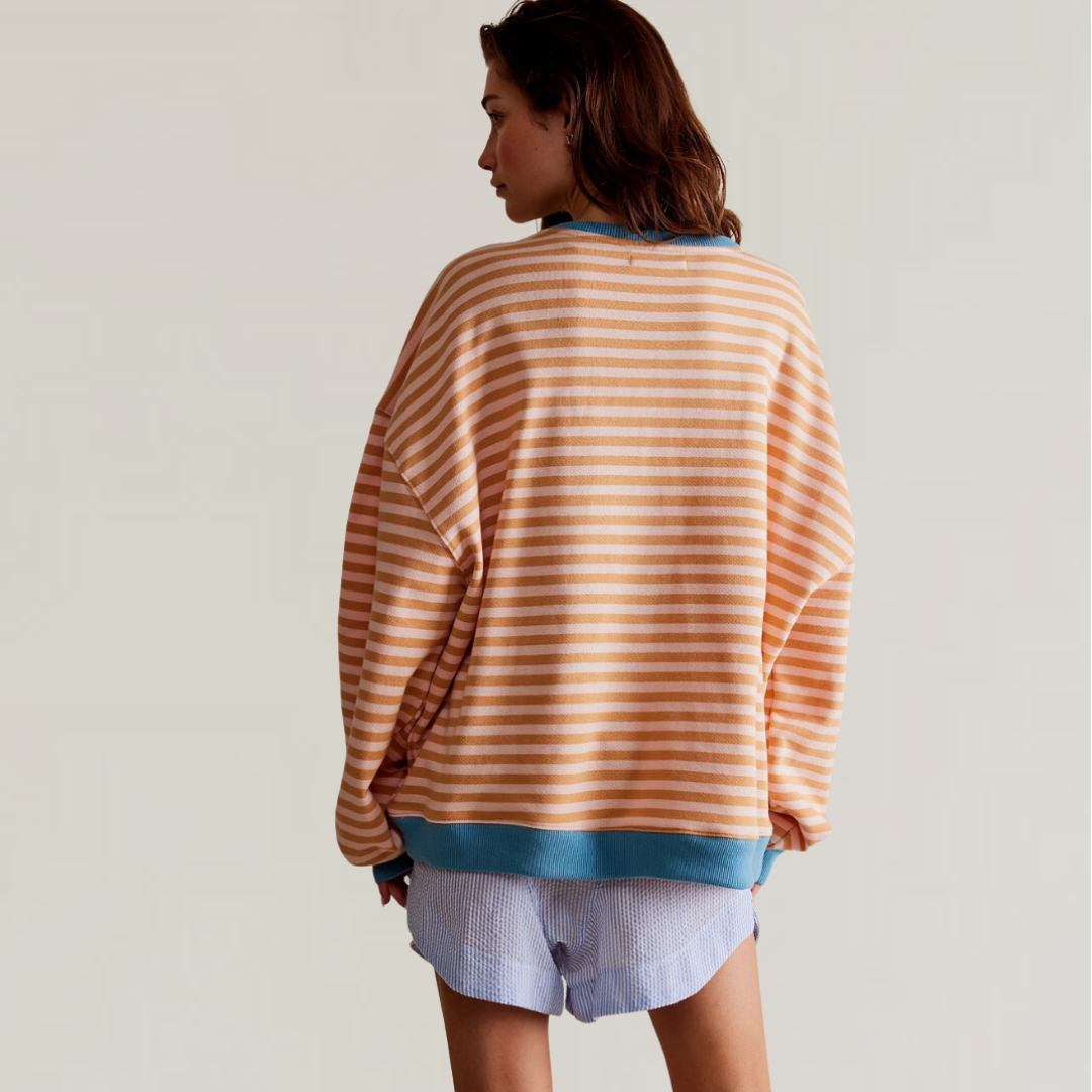 Women's Striped Oversized Sweater
