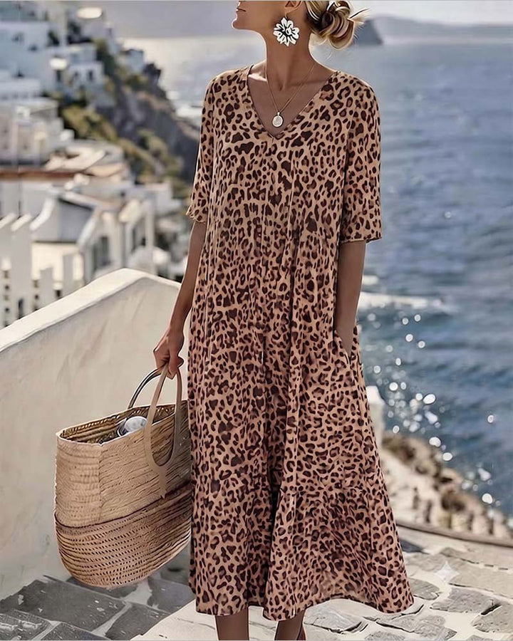 Xanthe | Casual Midi Dress