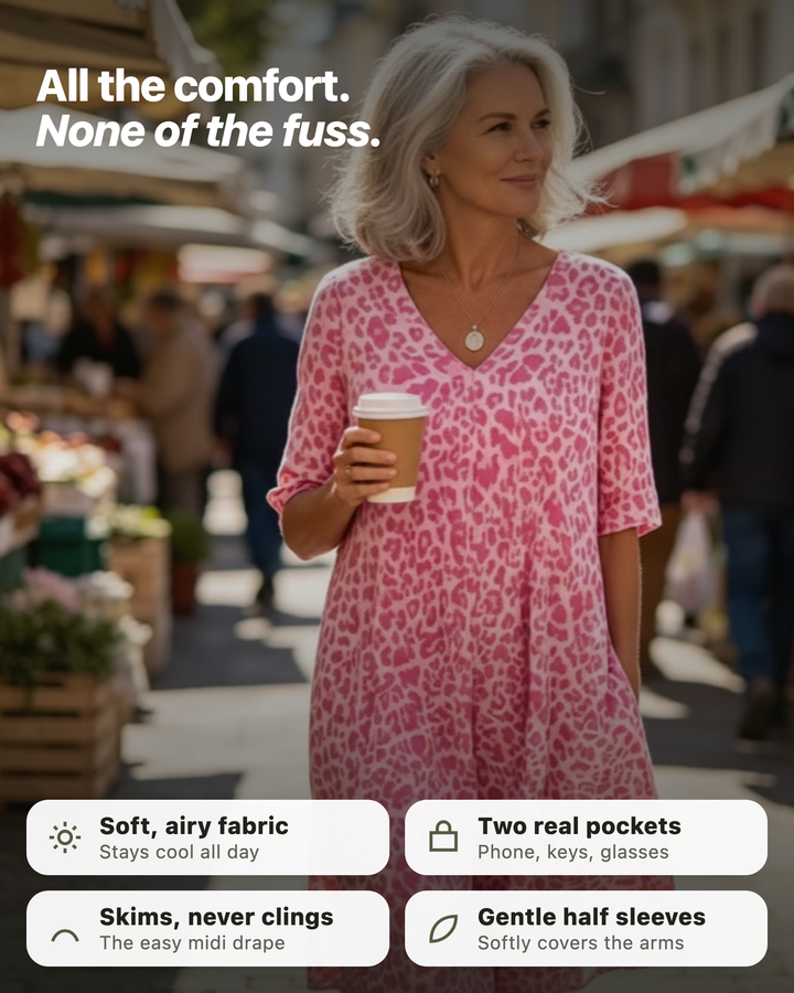 Xanthe | Casual Midi Dress