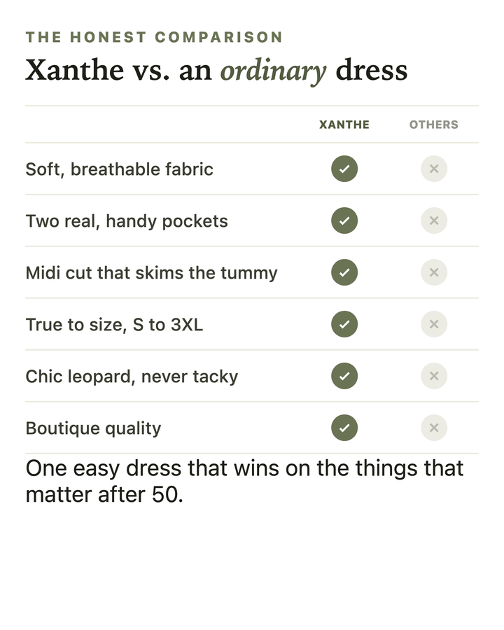 Xanthe | Casual Midi Dress