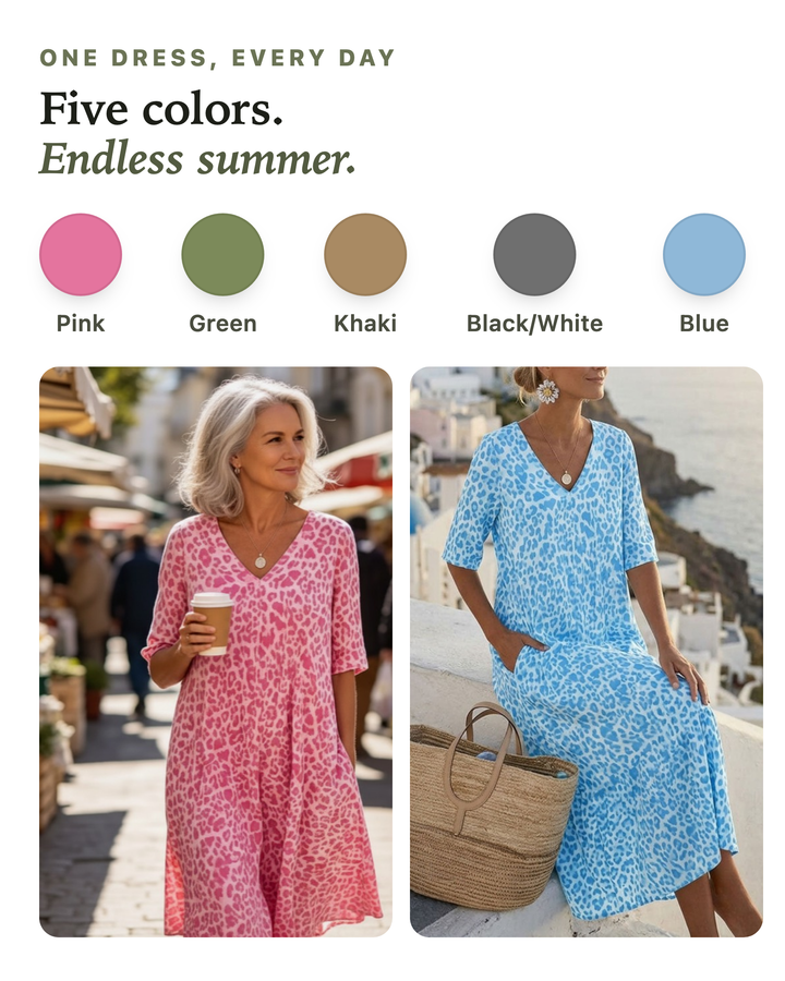 Xanthe | Casual Midi Dress